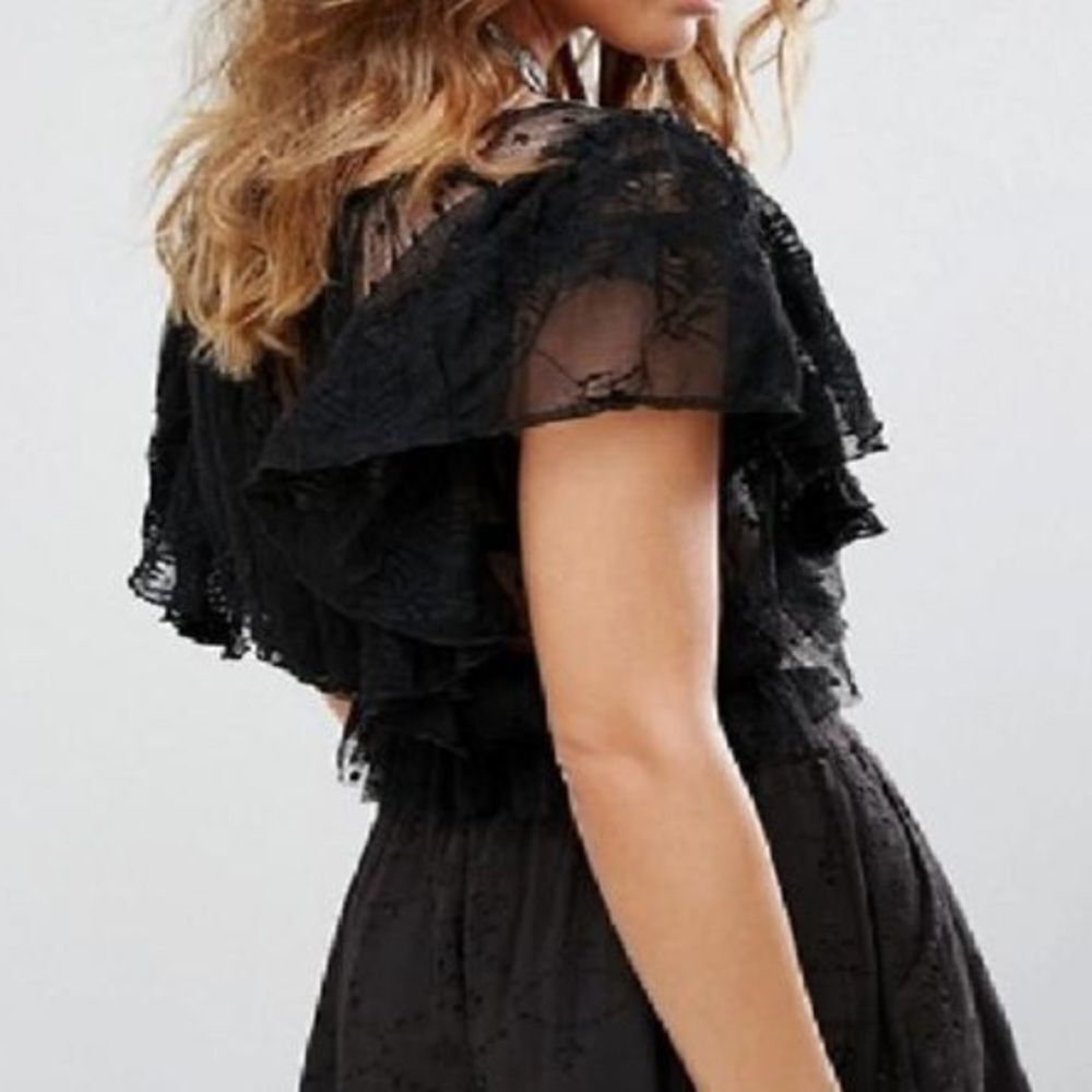 NWT Free People Sweet Surprise Lace Blouse - Picture 8 of 10